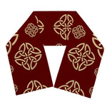 Celtic Knot Symbol Pattern Print Scarf