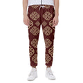 Celtic Knot Symbol Pattern Print Joggers