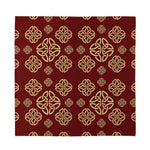Celtic Knot Symbol Pattern Print Silk Bandana