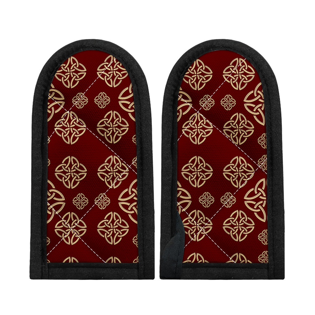 Celtic Knot Symbol Pattern Print Skillet Handle Cover