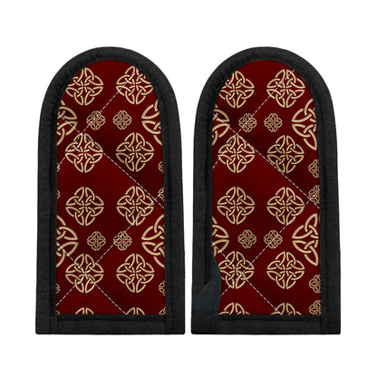 Celtic Knot Symbol Pattern Print Skillet Handle Cover