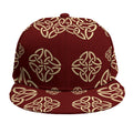 Celtic Knot Symbol Pattern Print Snapback Cap