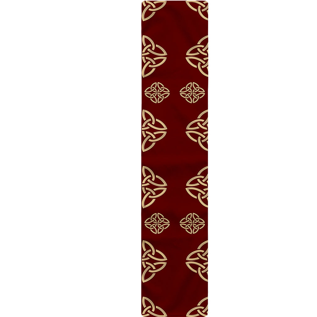 Celtic Knot Symbol Pattern Print Table Runner