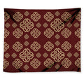 Celtic Knot Symbol Pattern Print Tapestry