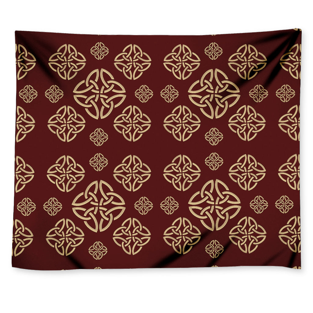 Celtic Knot Symbol Pattern Print Tapestry