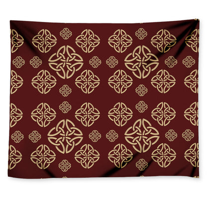 Celtic Knot Symbol Pattern Print Tapestry