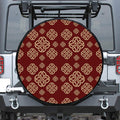 Celtic Knot Symbol Pattern Print Tire Cover