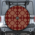 Celtic Knot Symbol Pattern Print Tire Cover With Camera Hole