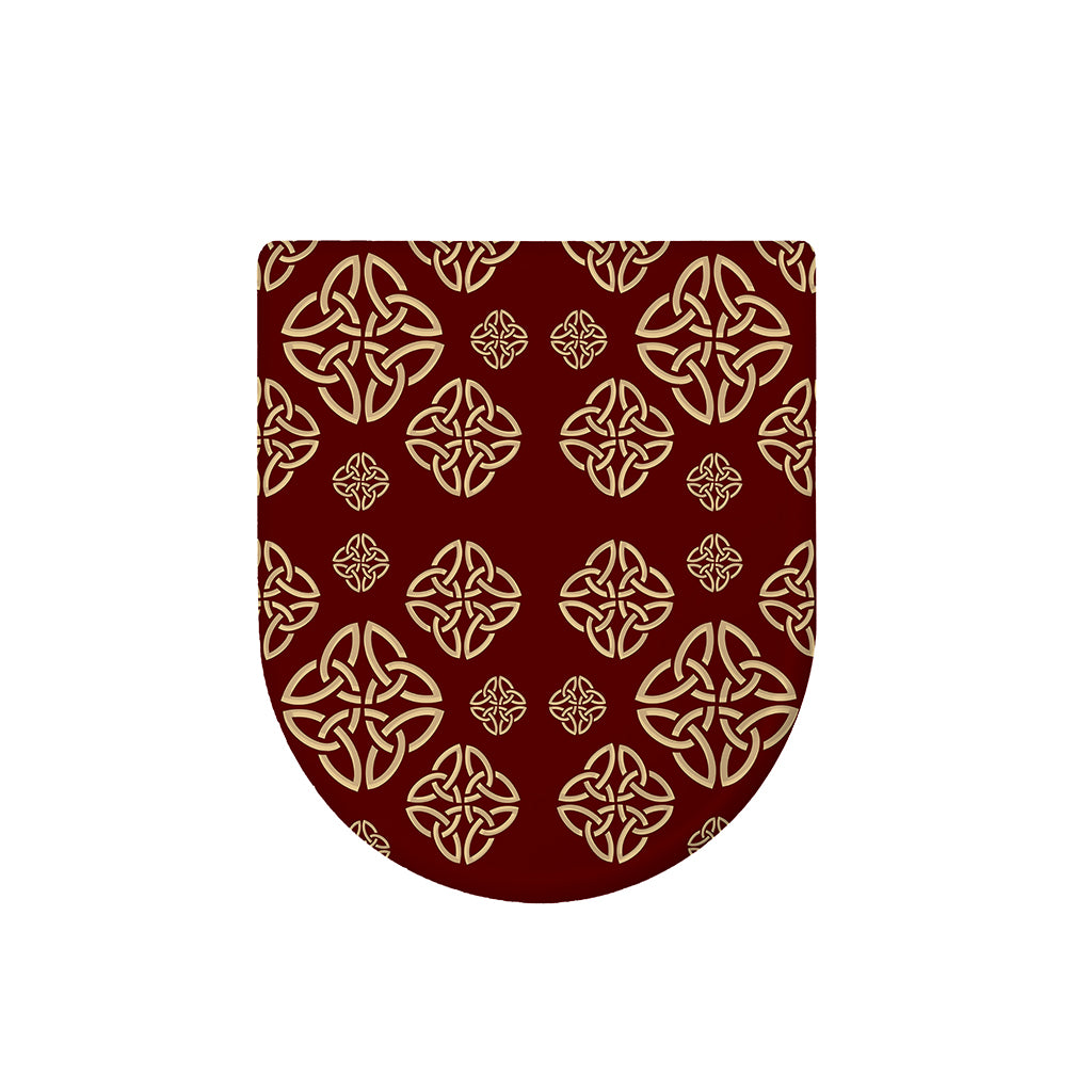 Celtic Knot Symbol Pattern Print Toilet Lid Cover