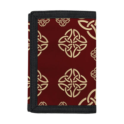 Celtic Knot Symbol Pattern Print Trifold Wallet