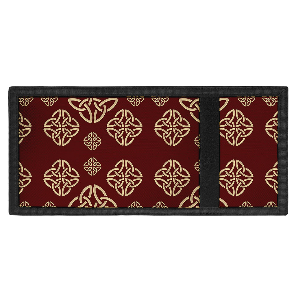 Celtic Knot Symbol Pattern Print Trifold Wallet