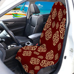 Celtic Knot Symbol Pattern Print Waterproof Car Seat Cover