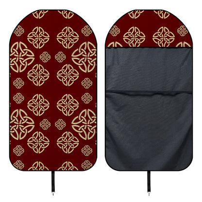Celtic Knot Symbol Pattern Print Waterproof Car Seat Cover