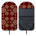 Celtic Knot Symbol Pattern Print Waterproof Car Seat Cover