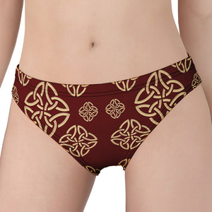 Celtic Knot Symbol Pattern Print Women's Panties