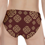 Celtic Knot Symbol Pattern Print Women's Panties