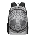 Celtic Knot Tree Of Life Print 17 Inch Backpack