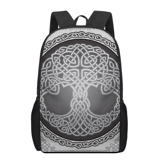 Celtic Knot Tree Of Life Print 17 Inch Backpack
