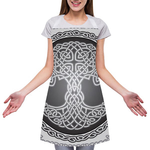 Celtic Knot Tree Of Life Print Adjustable Apron