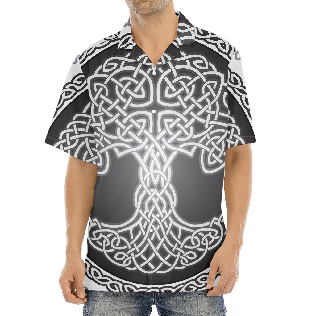 Celtic Knot Tree Of Life Print Aloha Shirt