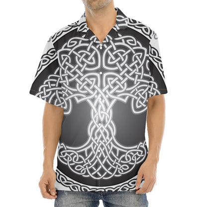 Celtic Knot Tree Of Life Print Aloha Shirt