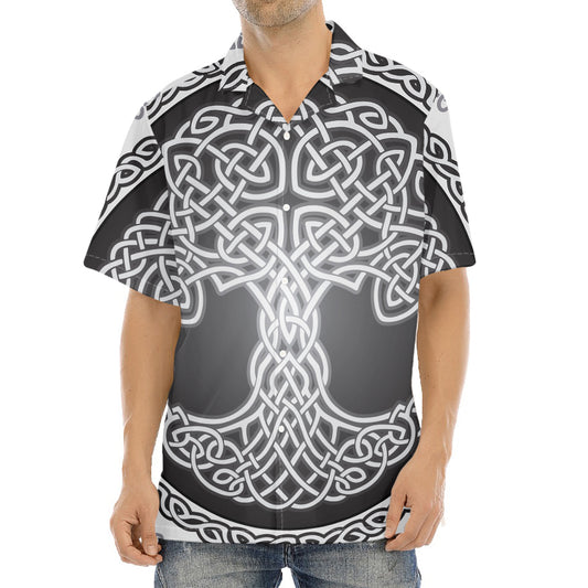 Celtic Knot Tree Of Life Print Aloha Shirt