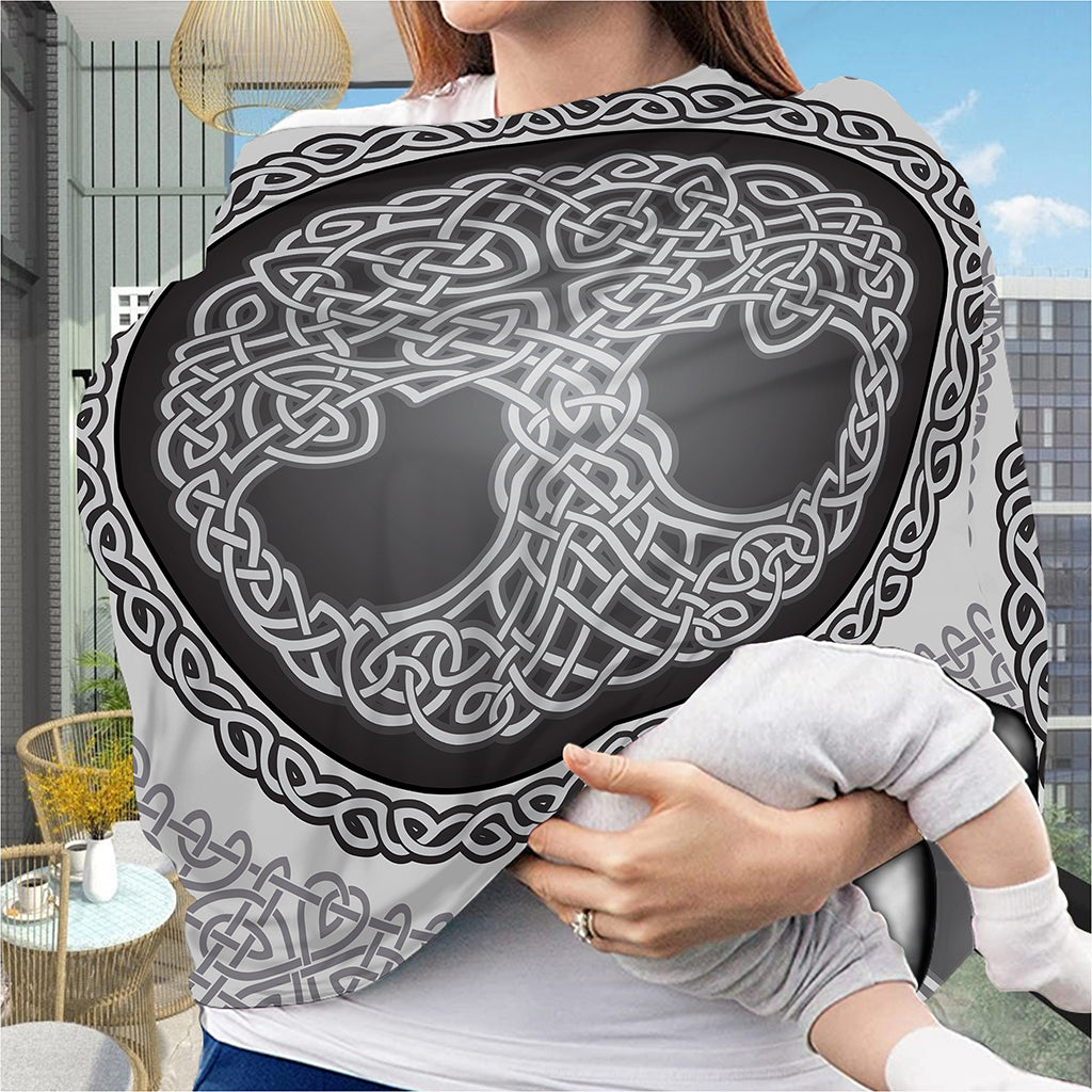 Celtic Knot Tree Of Life Print Baby Seat Cover