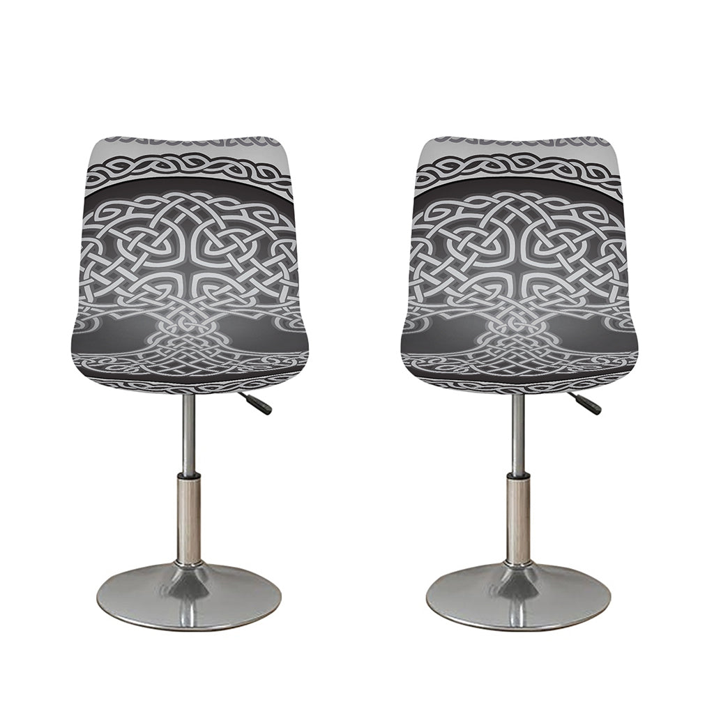 Celtic Knot Tree Of Life Print Bar Stool Covers