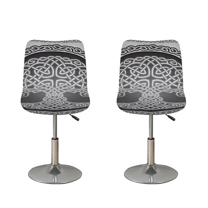 Celtic Knot Tree Of Life Print Bar Stool Covers