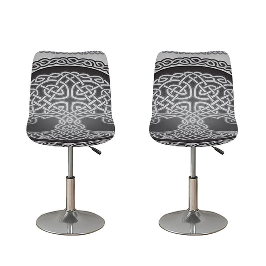 Celtic Knot Tree Of Life Print Bar Stool Covers