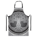 Celtic Knot Tree Of Life Print Bib Apron With Pocket