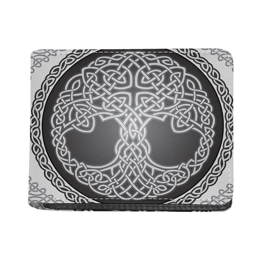 Celtic Knot Tree Of Life Print Bifold Wallet
