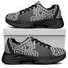 Celtic Knot Tree Of Life Print Black Chunky Shoes