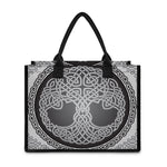 Celtic Knot Tree Of Life Print Canvas Tote Bag