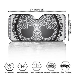 Celtic Knot Tree Of Life Print Car Windshield Sun Shade