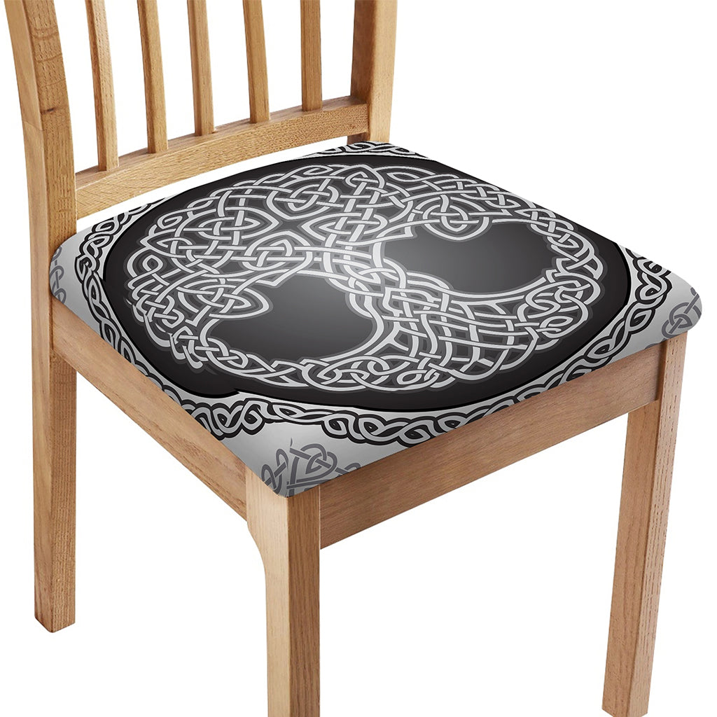Celtic Knot Tree Of Life Print Chair Cushion Cover