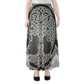 Celtic Knot Tree Of Life Print Chiffon Maxi Skirt