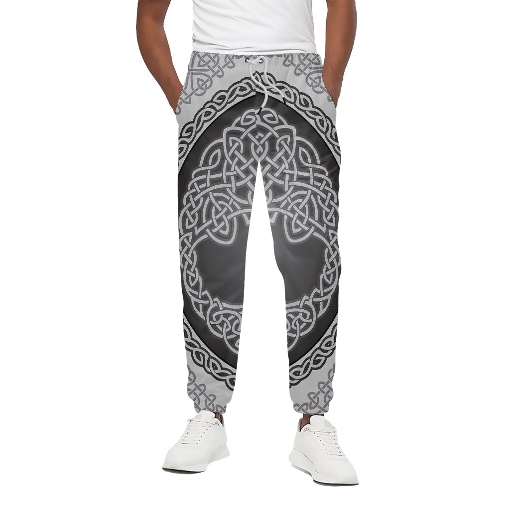 Celtic Knot Tree Of Life Print Cotton Pants