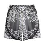 Celtic Knot Tree Of Life Print Cotton Shorts