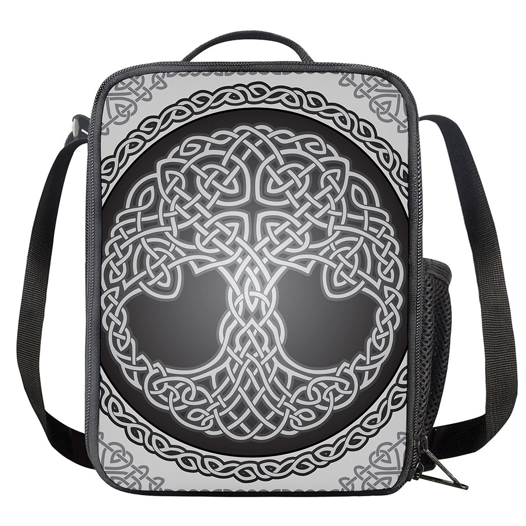 Celtic Knot Tree Of Life Print Crossbody Lunch Bag