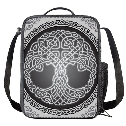 Celtic Knot Tree Of Life Print Crossbody Lunch Bag
