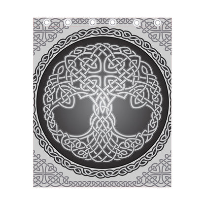 Celtic Knot Tree Of Life Print Curtain
