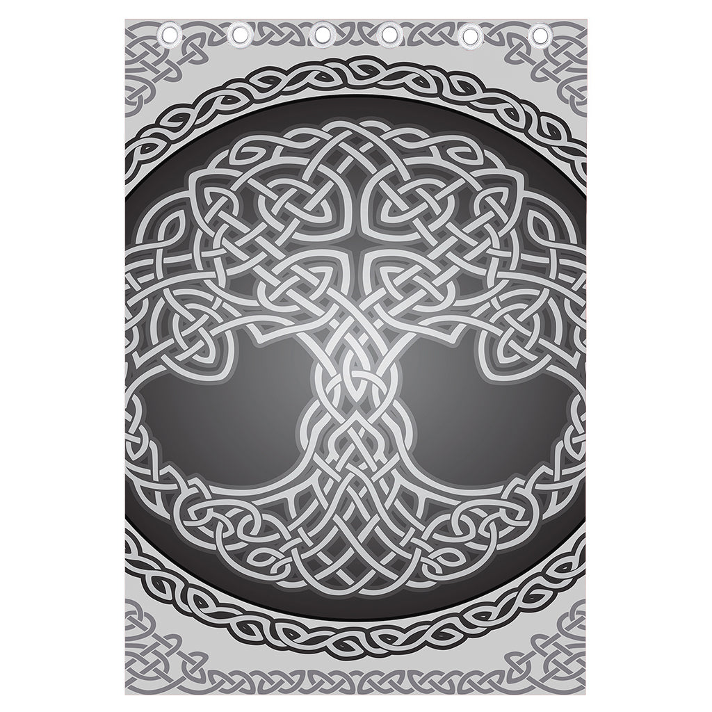 Celtic Knot Tree Of Life Print Curtain