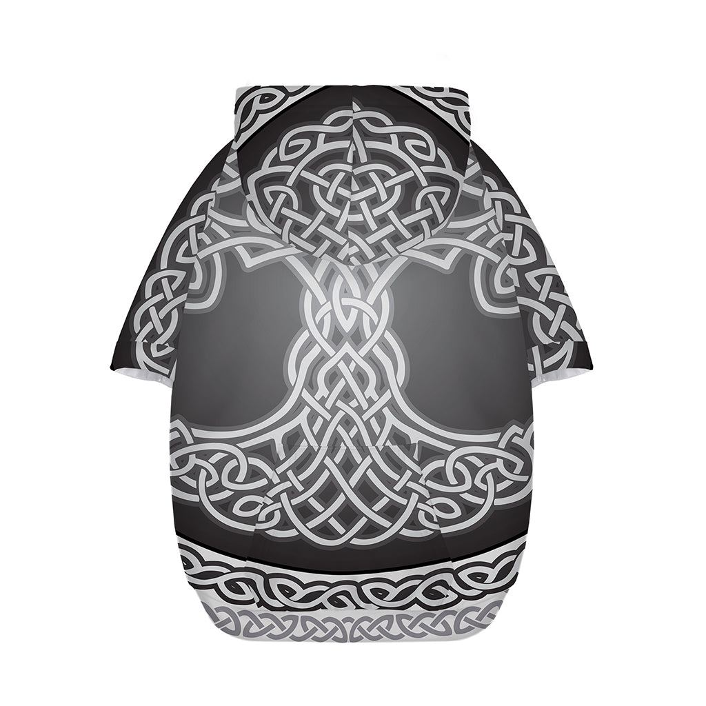 Celtic Knot Tree Of Life Print Dog Zip Up Hoodie