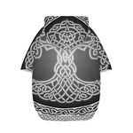 Celtic Knot Tree Of Life Print Dog Zip Up Hoodie