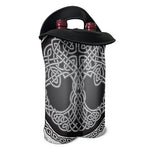 Celtic Knot Tree Of Life Print Double Neoprene Wine Tote