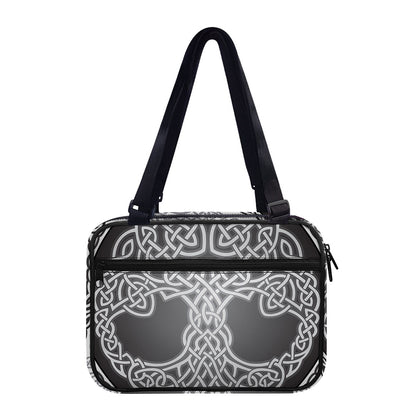 Celtic Knot Tree Of Life Print Double Strap Bible Bag