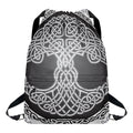 Celtic Knot Tree Of Life Print Drawstring Backpack