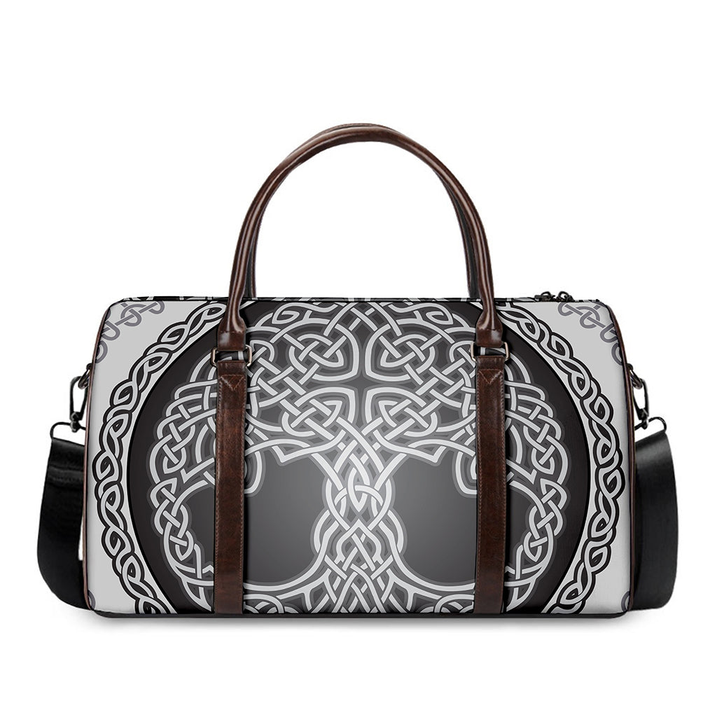 Celtic Knot Tree Of Life Print Duffle Bag