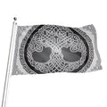 Celtic Knot Tree Of Life Print Flag